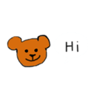 Brown Bear daily conversation series.（個別スタンプ：2）