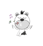 White bear(Animation)（個別スタンプ：2）