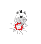 White bear(Animation)（個別スタンプ：3）