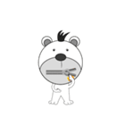 White bear(Animation)（個別スタンプ：5）