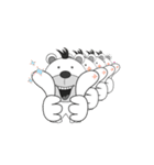 White bear(Animation)（個別スタンプ：15）