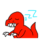 Red Dinosaur（個別スタンプ：8）