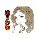 文字付き！女の子達のスタンプ！（個別スタンプ：13）