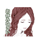 文字付き！女の子達のスタンプ！（個別スタンプ：15）