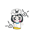 Mr. FuFu and dog ^_^（個別スタンプ：9）