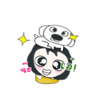 Mr. FuFu and dog ^_^（個別スタンプ：19）