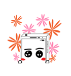 Phone White（個別スタンプ：9）
