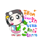 Hello my name is Hana...^^（個別スタンプ：28）