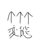 世界一適当な文字スタンプ（個別スタンプ：38）