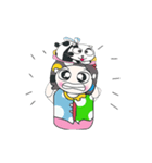 >>My name is Hana. Love panda..^^（個別スタンプ：10）