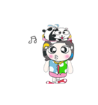 >>My name is Hana. Love panda..^^（個別スタンプ：16）
