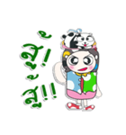 Mr. Hana.. love Panda..^^（個別スタンプ：19）