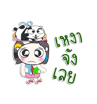 Mr. Hana.. love Panda..^^（個別スタンプ：25）