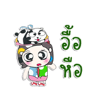 Mr. Hana.. love Panda..^^（個別スタンプ：35）