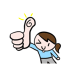 MIN MIN's happy day（個別スタンプ：9）