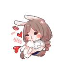 Mini Bun-Chan and Friends（個別スタンプ：21）