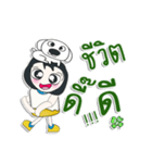 ...Mr. FuFu and dog..^^（個別スタンプ：6）