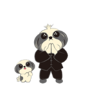 Kungfu Family: Shih Tzu Dog- FiFi（個別スタンプ：21）