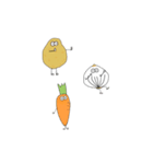 野菜カレーのゆるい日常会話（個別スタンプ：32）