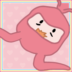 [LINEスタンプ] さくら ＆ まなぶ