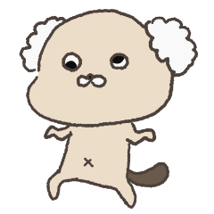 [LINEスタンプ] いぬはかせ