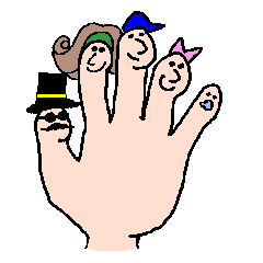 [LINEスタンプ] fingerfinger