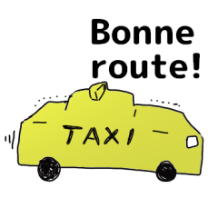[LINEスタンプ] taxi driver france versionの画像（メイン）