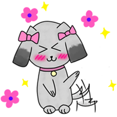 [LINEスタンプ] Namwan Shi Tzu Poodle