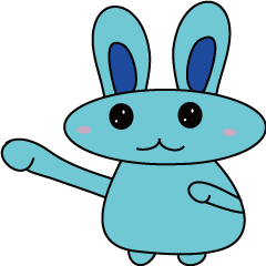[LINEスタンプ] Blue Rabbit Family2