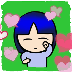 [LINEスタンプ] おかっぱ系女子カトウ4動くよ！