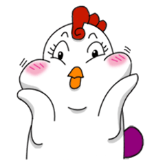 [LINEスタンプ] A Lovely chicken Doesの画像（メイン）