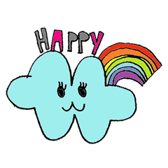 [LINEスタンプ] Moody Cloud