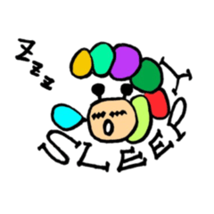 [LINEスタンプ] ニョロ吉＆ひら子のわっほいスタンプ