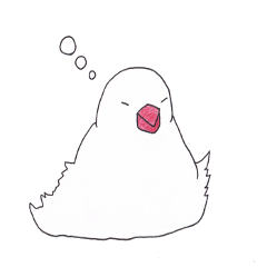 [LINEスタンプ] 白文鳥のにちじょう