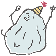[LINEスタンプ] Pierre the rock