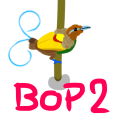 [LINEスタンプ] 野鳥スタンプ 動く極楽鳥2
