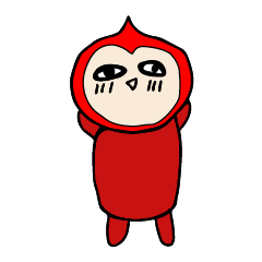 [LINEスタンプ] Red chatter