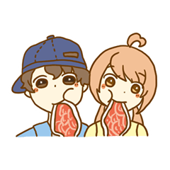 [LINEスタンプ] Jie ＆ Sen