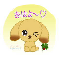 [LINEスタンプ] うちのトイプーです♪ 