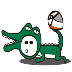 [LINEスタンプ] Mr. crocodile's daily life~