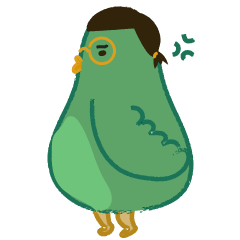 [LINEスタンプ] Birrrrrrd can't fly