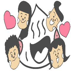 [LINEスタンプ] Oh！we are family. Love each other.