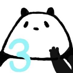 [LINEスタンプ] パンダの平凡な日常 3