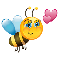 [LINEスタンプ] Bee Emoji