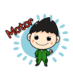 [LINEスタンプ] Mr.Motor Eng