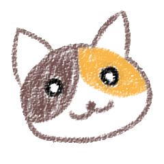 [LINEスタンプ] stupid three color cat