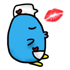 [LINEスタンプ] babe penguin