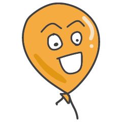 [LINEスタンプ] oddly balloons