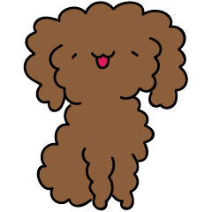 [LINEスタンプ] Poodle Soi 1