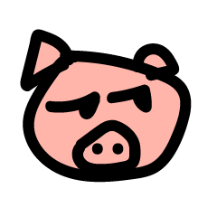 [LINEスタンプ] Pipi pig